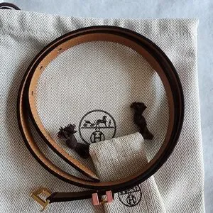 Hermès Pop H Bicolore Belt sz 75 Anémone/Rose Sakura Hermes | Accessories | Herms Pop H Bicolore Belt Sz 75  main image 3